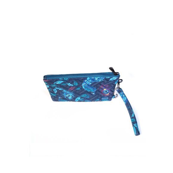 Lug Bag RFID Purse Large Wristlet Peekaboo Phone Wristlet Pouch Peacock - Picture 4 of 5